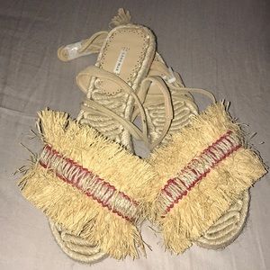 Leon Max fringed sandals